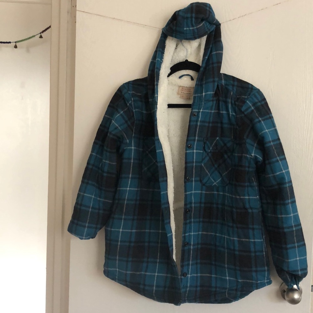 Flannel hoodie